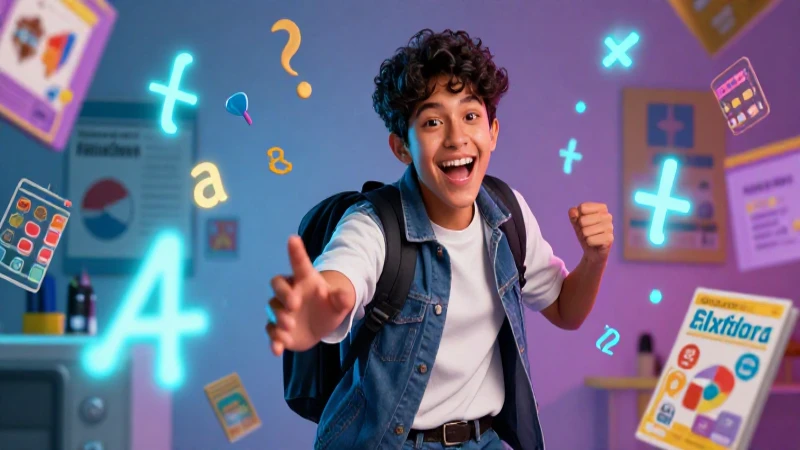 Explora los temas del álgebra en los libros de la SEP 4 Estudiante mexicano entusiasta aprendiendo álgebra