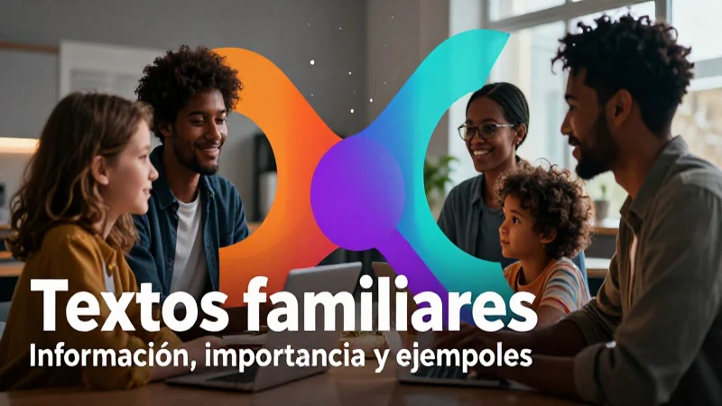 Textos familiares: información, importancia y ejemplos 5 Representación visual de la estructura textual familiar