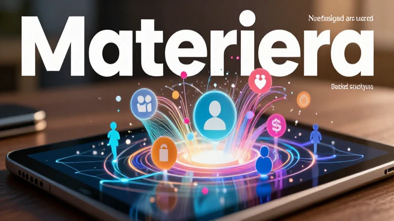 Conoce los textos sociales: su importancia y características 4 Revista educativa con tablet futurista y datos dinámicos