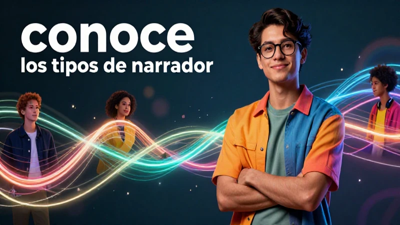 Conoce diversos tipos de narradores