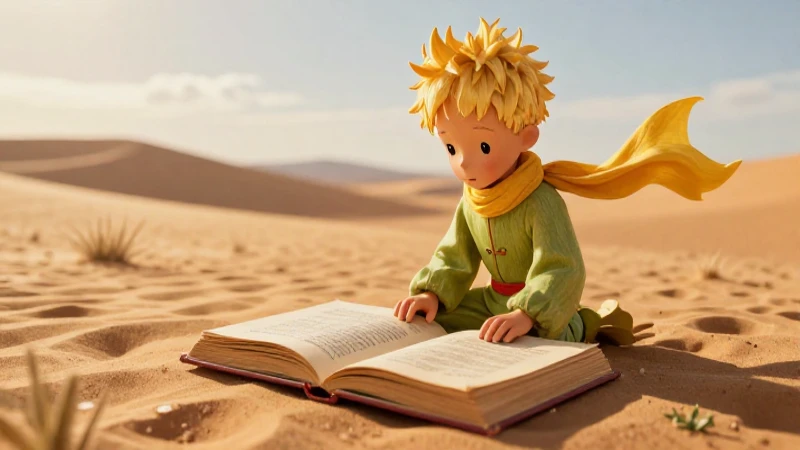 Conoce títulos clásicos de literatura infantil de la SEP 3 Príncipe en ilustración estilizada con hora dorada