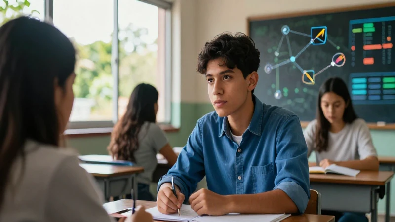 Joven académico mexicano analizando datos e interacciones