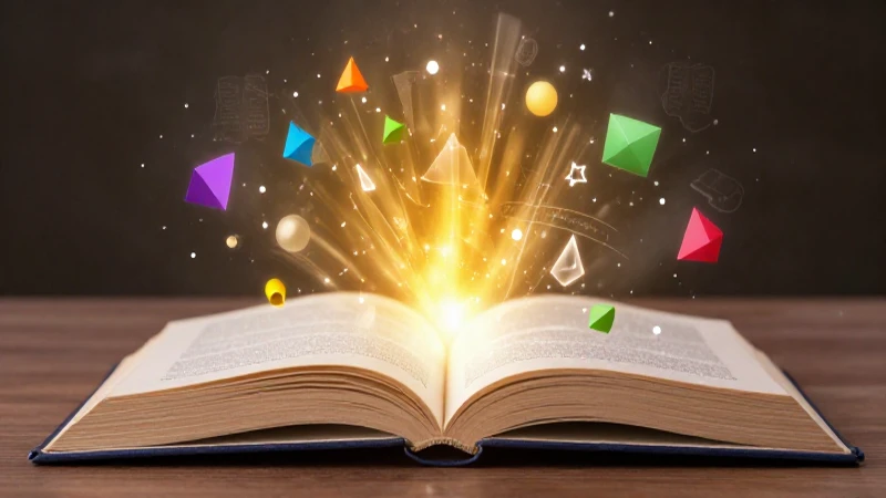 cuán o cuan: Cómo se escribe correctamente en español 6 Libro abierto brillante con formas geométricas abstractas