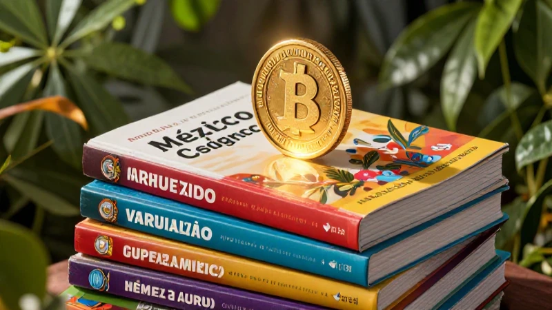 Ahorra en libros de texto: descubre el mejor momento con estos consejos útiles 4 Libros mexicanos y monedas en una composición académica vibrante