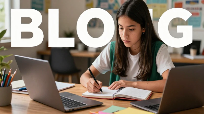Estudiante concentrado, estética educativa moderna y premium