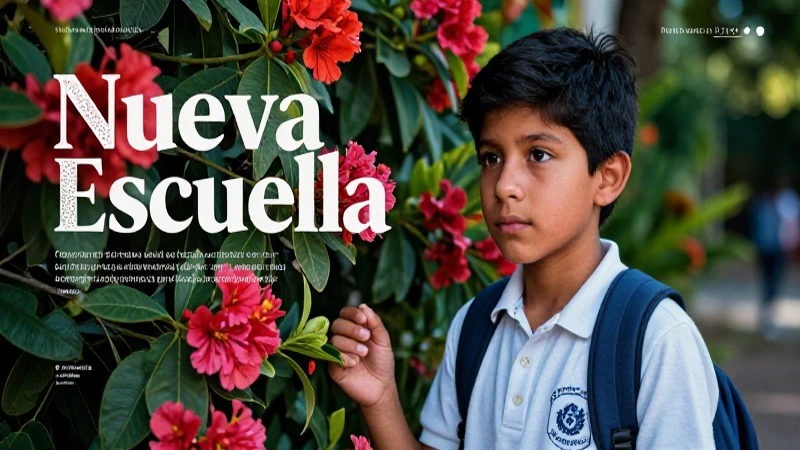 Estudiante pensativo con naturaleza vibrante e iluminación dramática