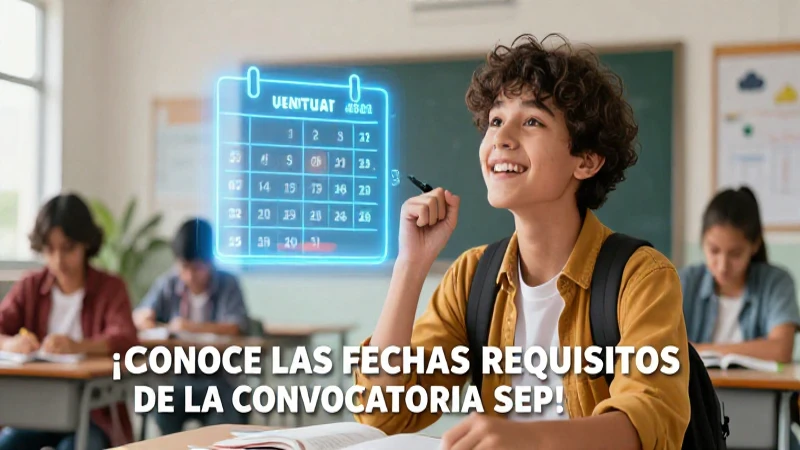 Conoce las fechas y requisitos de la convocatoria SEP