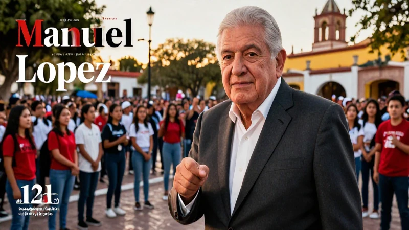AMLO charismático en vibrante plaza mexicana