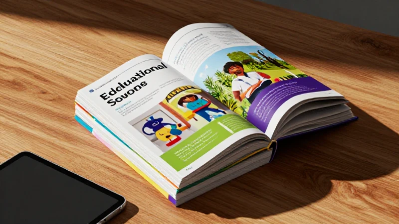 Diseño educativo profesional, vibrante y de alta calidad