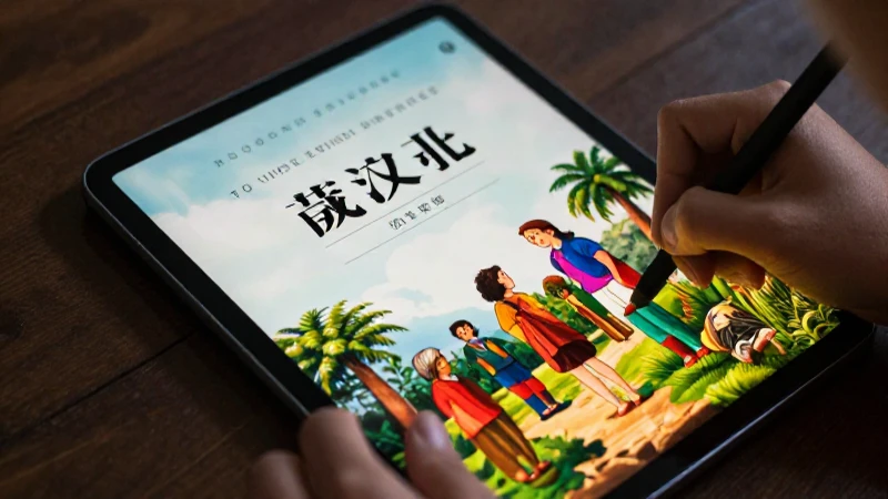 Libro vintage transforma a tablet digital