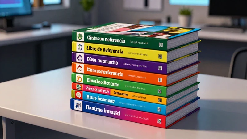 Colección de guías de referencia académicas coloridas