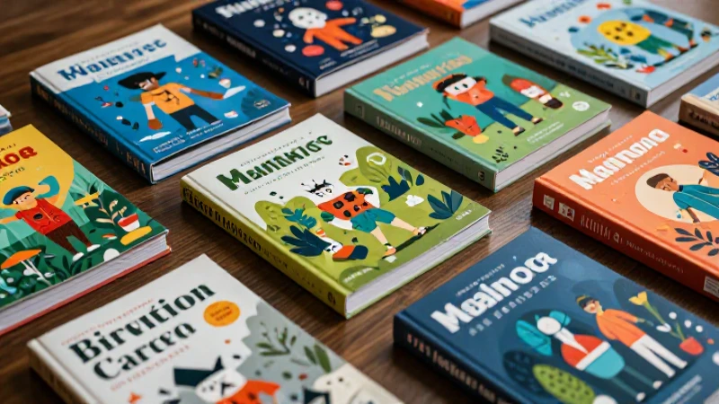 Libros modernos, diseño editorial de alta calidad