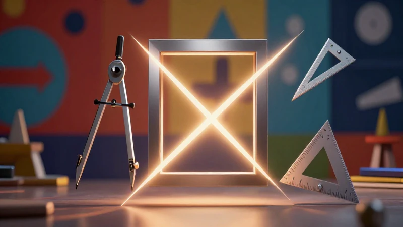 Cuántas diagonales tiene un cuadrado y despeja tus dudas matemáticas 5 Diseño geométrico educativo 3D y moderno
