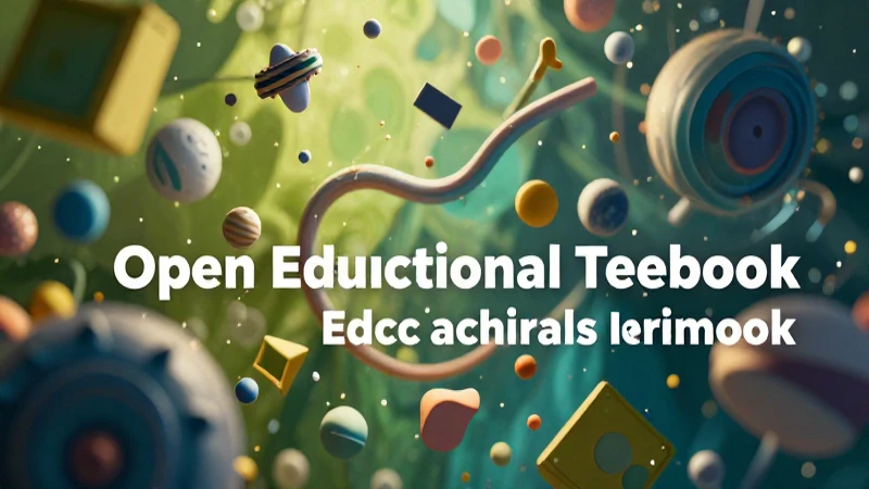 Texto educativo digital dinámico y visualmente impactante