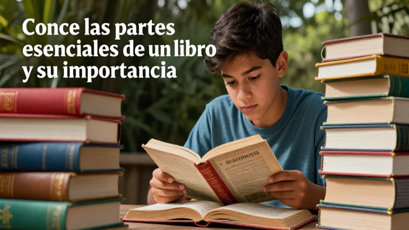 Estudio: Partes y relevancia de los libros