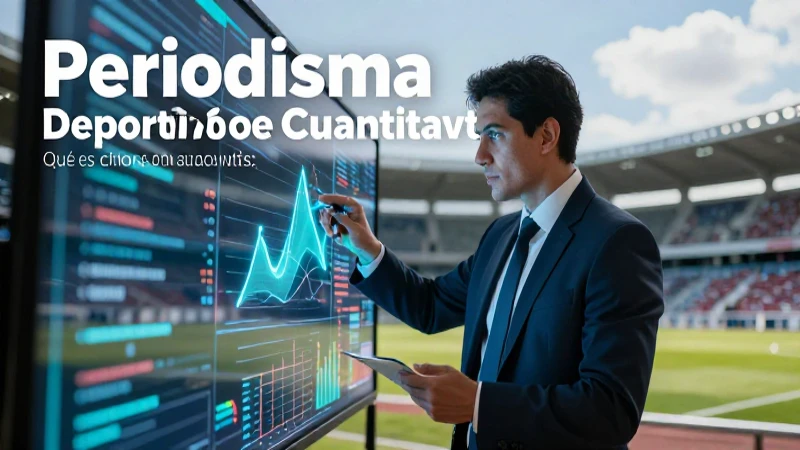 Cuantitativamente: Qué es cuantitativa y su concepto 9 Periodismo deportivo analizando datos en la modernidad