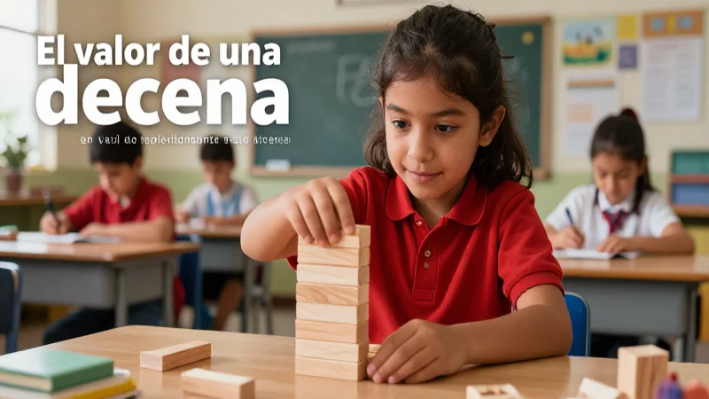 Aprende rápidamente el valor de una decena: descubre cómo 4 Estudiante mexicano aprende el valor de diez
