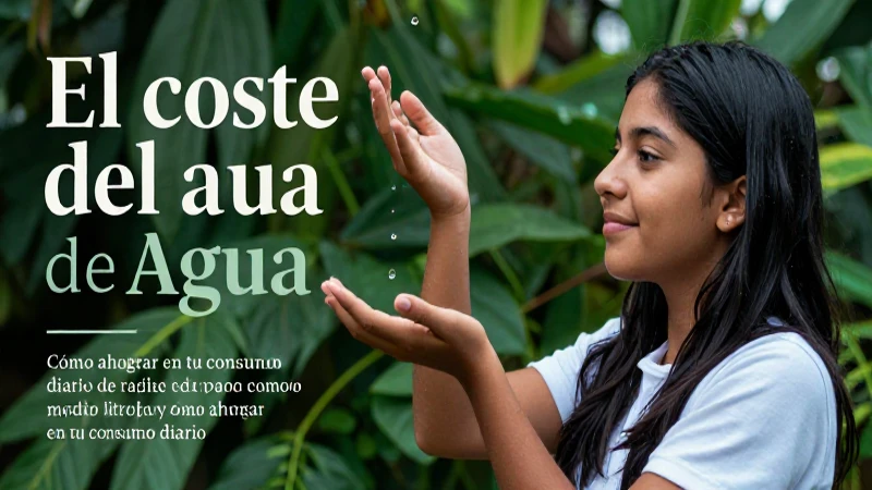 Estudiante mexicano ilustra cómo ahorrar agua
