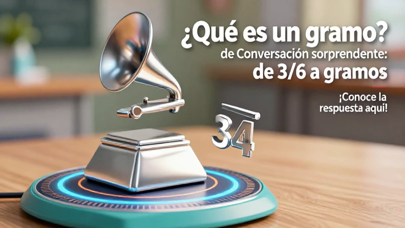 Aprende la conversión de tres cuartos a gramos