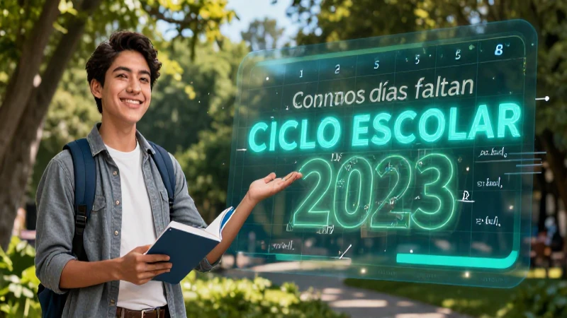Fórmula para calcular días del ciclo escolar