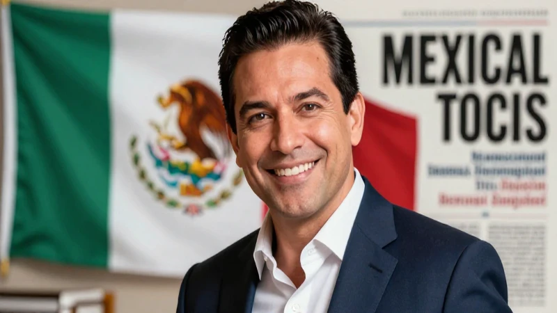 Retrato exitoso de emprendedor mexicano