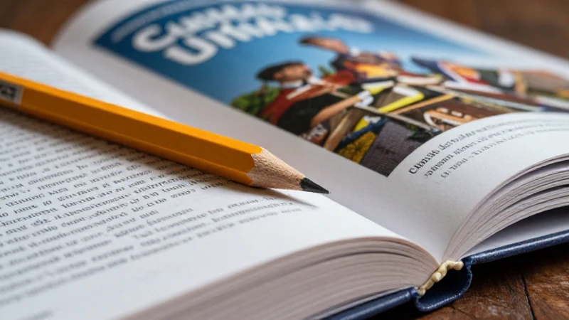 Libro y lápiz en una fotografía profesional