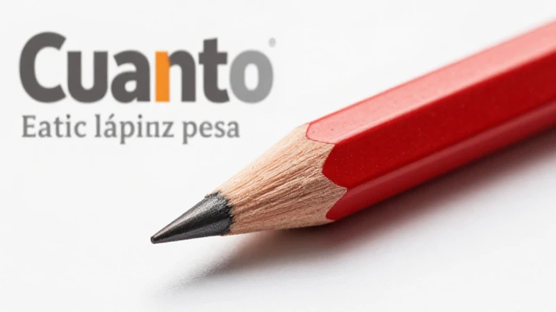 Cuanto pesa un lápiz: descubramos su peso y características 4 Lápiz realista de alta calidad