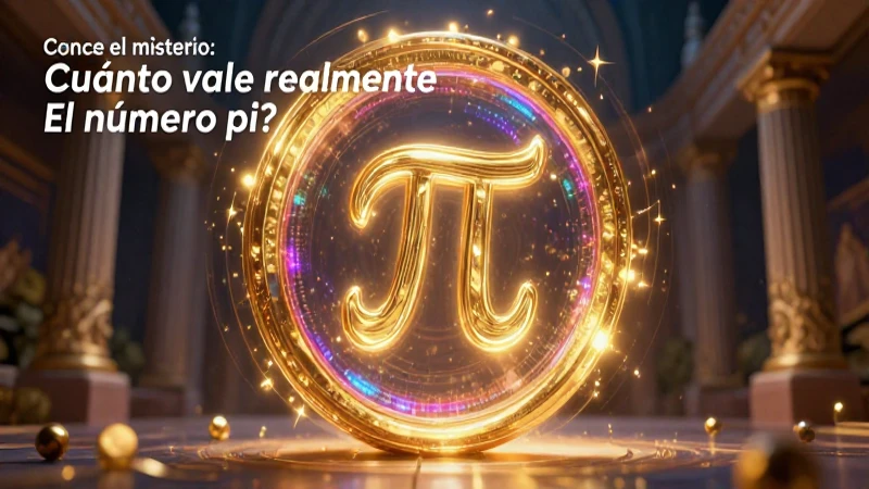 Conoce el misterio: ¿Cuánto vale realmente El número pi? 6 Ilustración dramática sobre el misterio de Pi