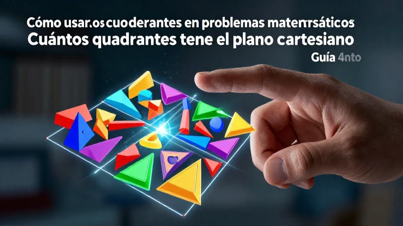 Manos interaccionando con un plano cartesiano brillante