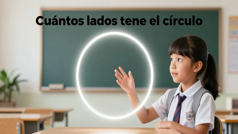 Cuántos lados tiene el círculo Descubre la respuesta 7 Un estudiante aprende sobre el círculo