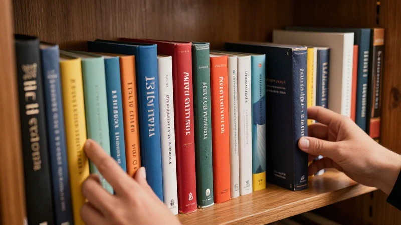 Escena cinematográfica de libros organizados en biblioteca