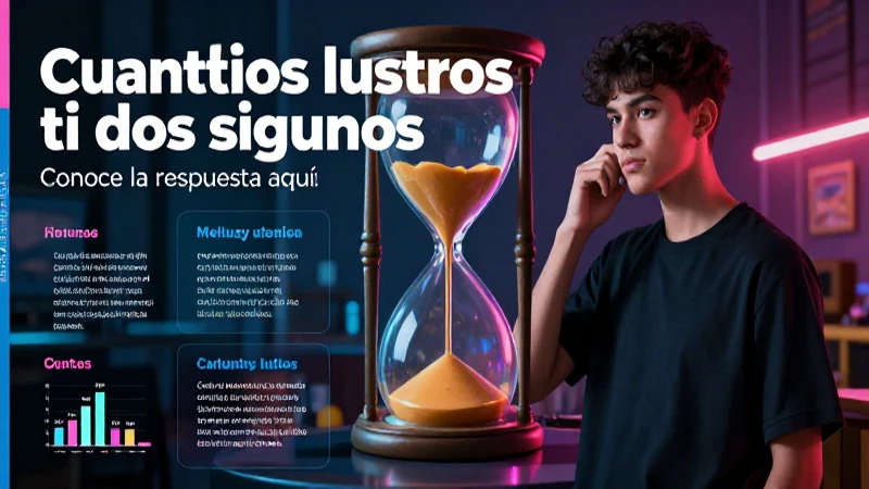 ¿Cuántos lustros hay en dos siglos?