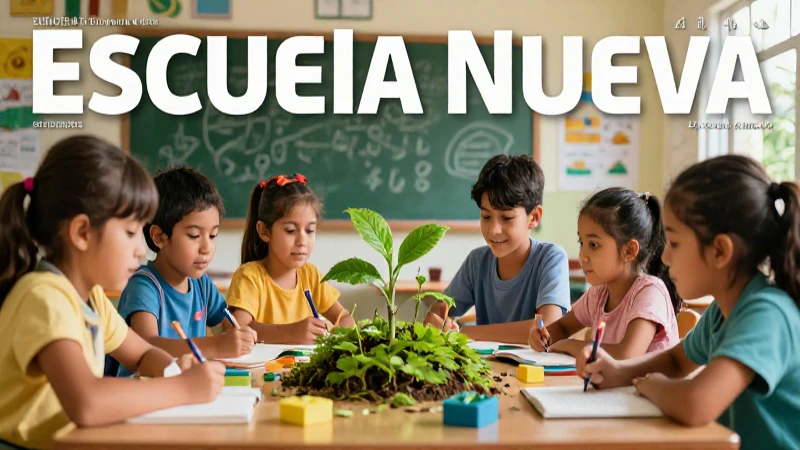 Conoce los principios clave de la Escuela Nueva: Abundancia educativa 3 Escuela Nueva: educación moderna, vibrante y colaborativa