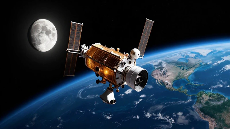Cuántos satélites naturales tiene la Tierra y sus órbitas 5 Tierra desde el espacio con satélite y luna
