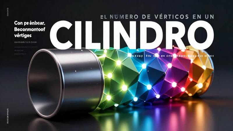 El cilindro no tiene vértices