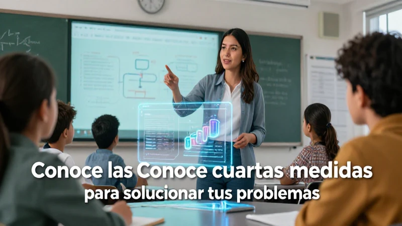 Conoce las Conoce cuartas medidas para solucionar tus problemas 4 Maestra mexicana con solución educativa holográfica
