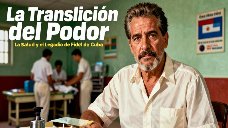Retrato dramático de joven Fidel Castro
