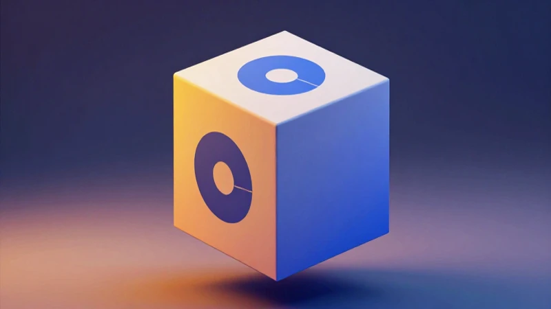 Cubo: Definición, Concepto y Elementos de los Cubos 3 Cubo geométrico vibrante en estilo de revista