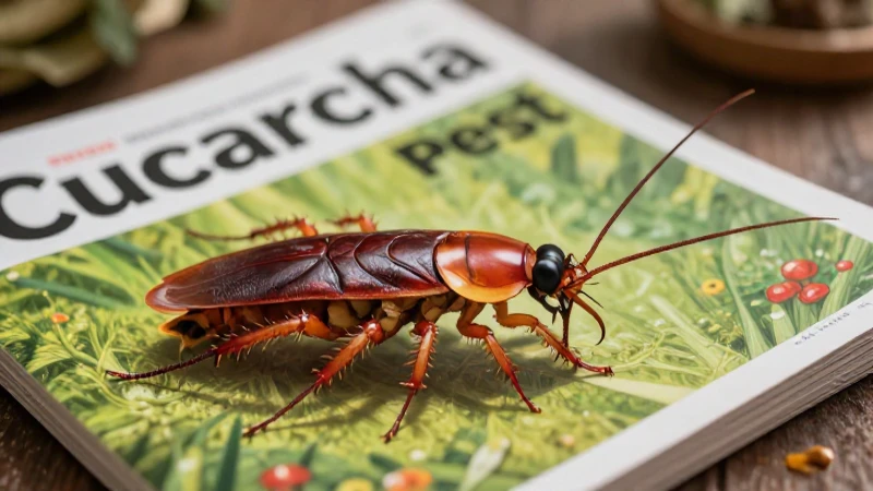 Cucaracha: definición, concepto y curiosidades esenciales 3 Cucaracha detallada para revista educativa