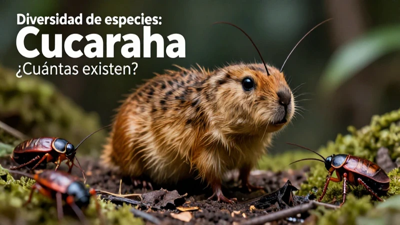 Cucaracha: definición, concepto y curiosidades esenciales 4 Diversas cucarachas: belleza, definición y detalles