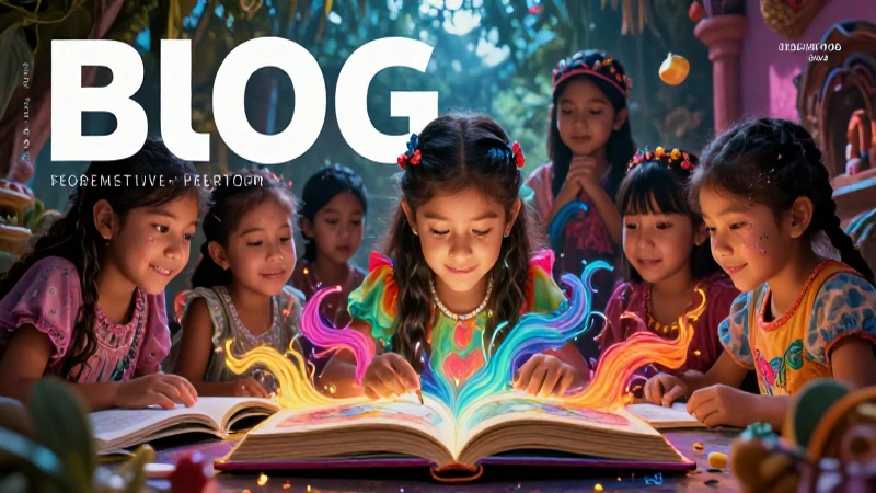 Cuento de los colores: un mundo lleno de magia y vibrantes 4 Niño mexicano absorbed en un libro mágico y colorido