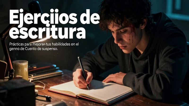 Cuento de suspenso: Cómo escribir terror que atrape 8 Ejercicios para dominar el suspenso