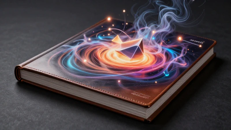 Cuento Fantástico: Definición, Características y Concepto 3 Libro conceptual, diseño abstracto y luz dramática