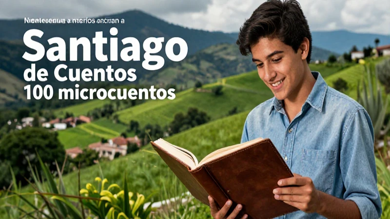 Cuentos de 100 palabras: Santiago en 100 microcuentos 7 Cuentos mexicanos educativos de Santiago