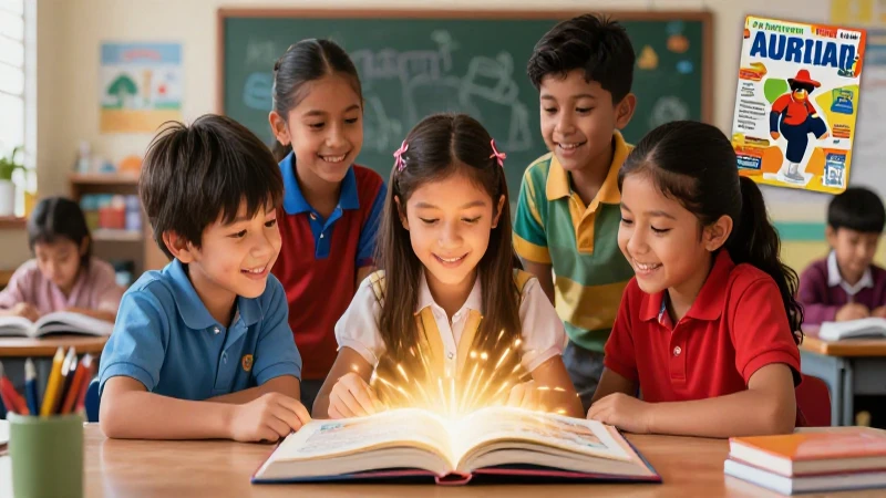 Estudiantes mexicanos felices en portada de revista