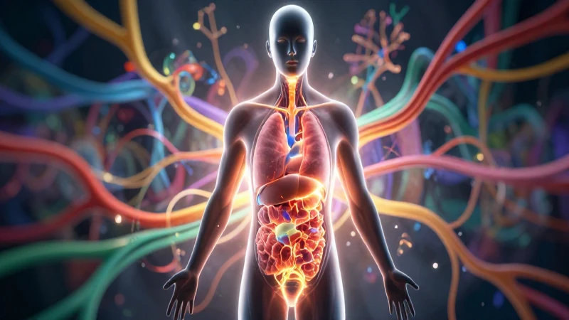 Principales órganos del cuerpo humano y sus funciones 6 Anatomía humana brillante e ilustración ultra realista