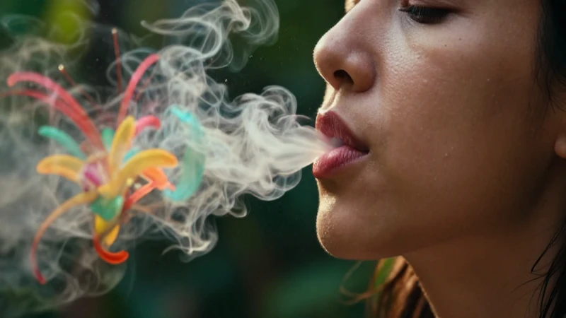 Respirando aromas tropicales, un retrato hiperrealista