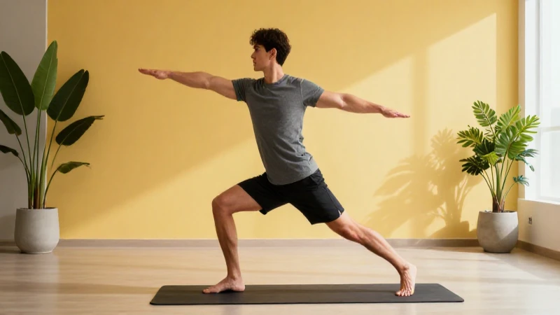 Mantén tu sistema muscular fuerte y saludable con los mejores cuidados 6 Joven estirando en estudio moderno y estético
