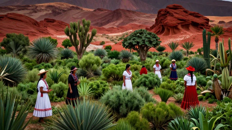 Qué culturas y legado histórico tiene Aridoamérica 6 Cultura indígena florece en vibrante oasis desértico