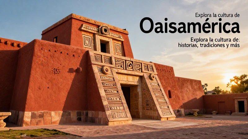 Cultura antigua de Oasisamérica ilustrada